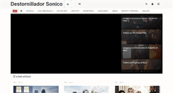 Desktop Screenshot of destornilladorsonico.com